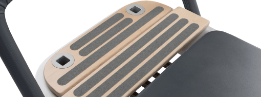 Close-up of Allegro 2 Reformer Standing Platform with extended surface.