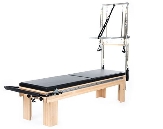 Clinical Reformer with Tower for Pilates and rehabilitation.