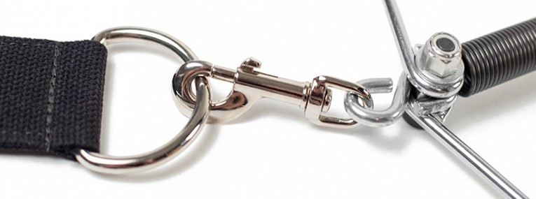 Stambiu planu Pilates įrangos jungties mechanizmas.