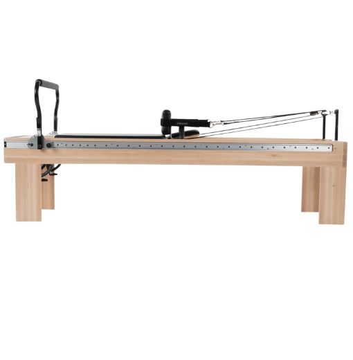 Infinity Footbar with Revo or No-Roll Springbar on Pilates Reformer