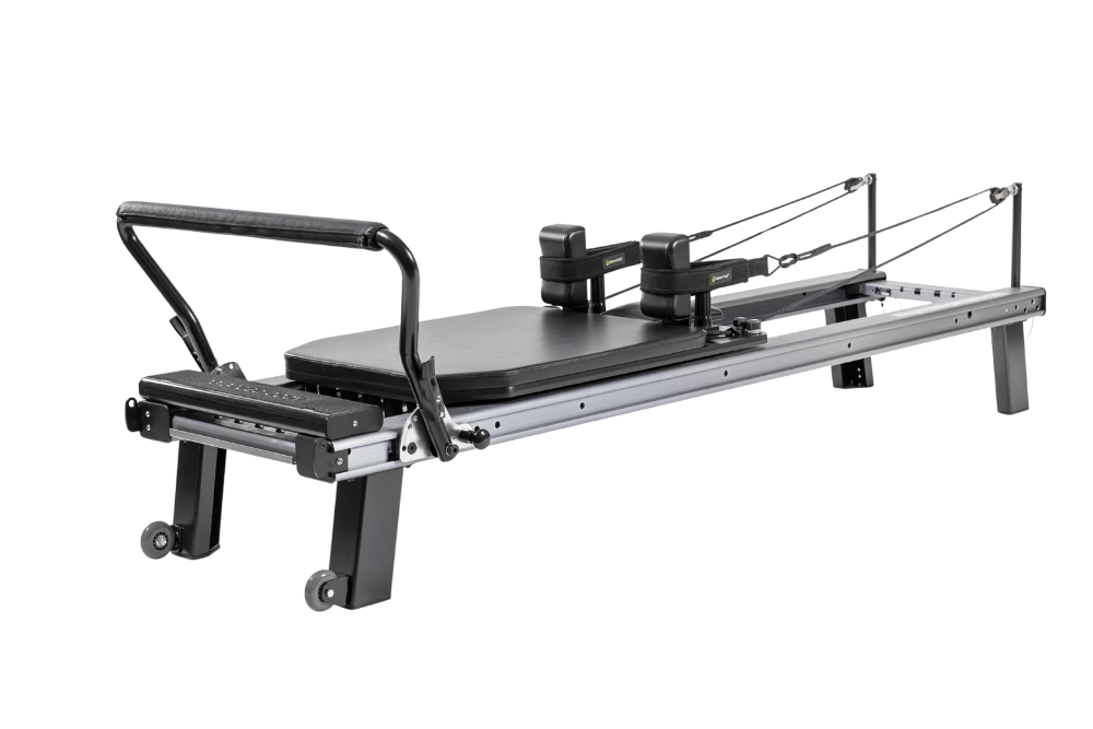 Allegro Nextgen Reformer iš Balanced Body Allegro Nextgen Reformer su Infinity Footbar sistema