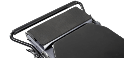 Reformer extension platform for expanded exercise surface.